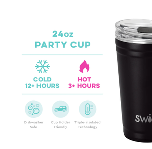 Swig Party Cup 24oz - Black