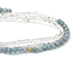 Load image into Gallery viewer, Scout Bracelet - Delicate Blue Howlite | Silver
