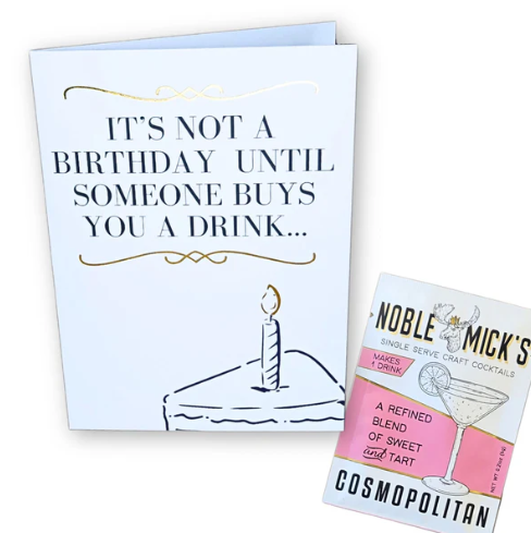 Noble Mick's Card - Buys You a Drink Cosmopolitan