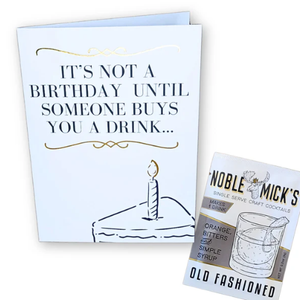 Noble Mick's Card - Buys You a Drink Old Fashioned