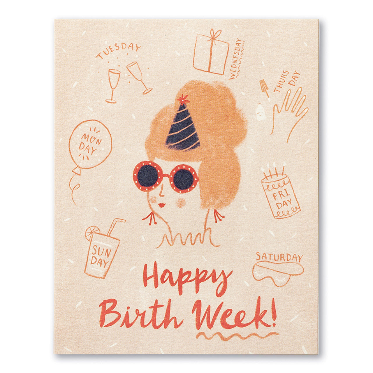 Birthday Card - Happy Birth Week!