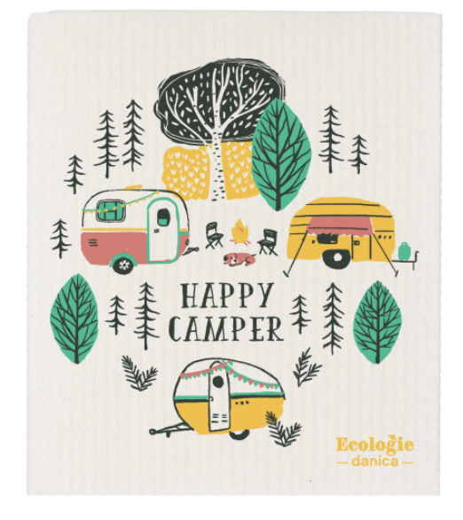 Swedish Cloth - Happy Camper