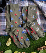 Load image into Gallery viewer, Men&#39;s Midcalf Socks - Camping
