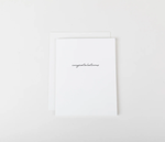 Load image into Gallery viewer, W&amp;C Cards - Congratulations (Black)
