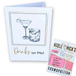 Load image into Gallery viewer, Noble Mick&#39;s Card - Drinks On Me Cosmopolitan
