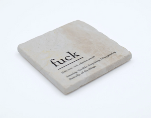 Marble Coaster - Verb | F*ck