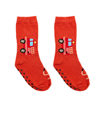 Load image into Gallery viewer, Kids Socks - 3D Firetruck
