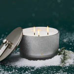 Load image into Gallery viewer, Thymes Frasier Fir - Flocked Candle 3-wick 18oz
