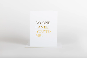 W&C Cards - No One Can Be You