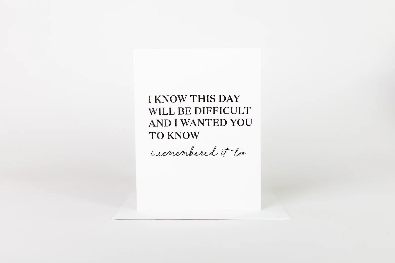 W&C Cards - Encouragement | I Remembered It Too