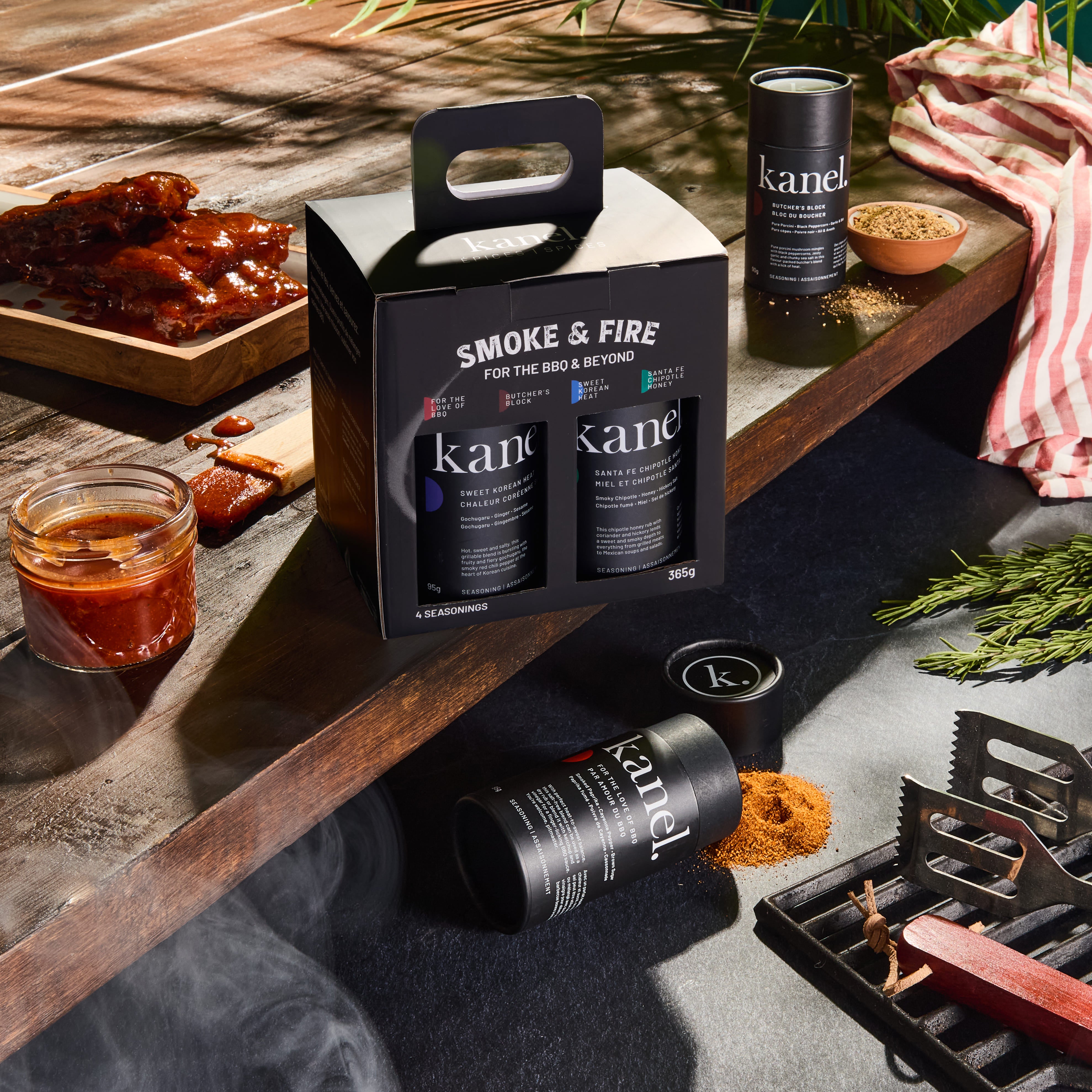 Kanel Seasoning Gift Set - Smoke & Fire