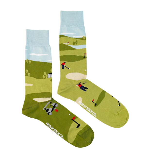 Men's Midcalf Socks - Golf Scene