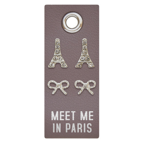 Earrings - Studs | Silver Meet Me in Paris