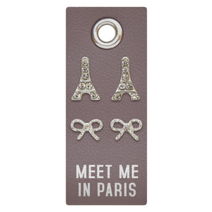 Earrings - Studs | Silver Meet Me in Paris