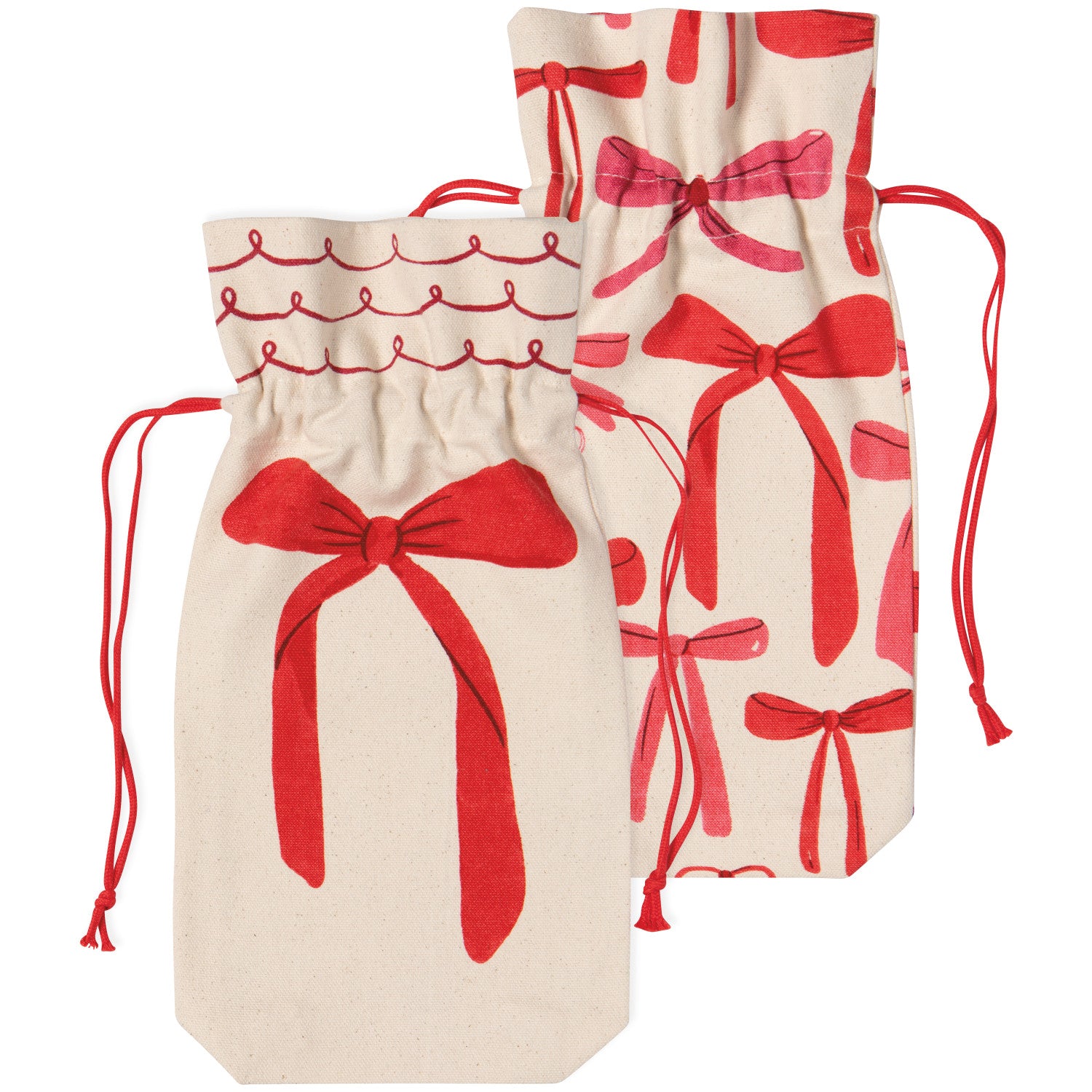 Wine bag - Bowtique (Holidays) s/2