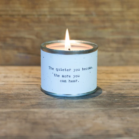 CM Candle 4oz  - The Quieter You Become