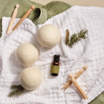 Load image into Gallery viewer, Thymes Frasier Fir - Dryer Balls &amp; Fragrance Set
