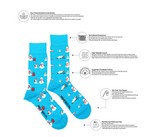 Load image into Gallery viewer, Men&#39;s Holiday Midcalf Socks - Snowman Vacation
