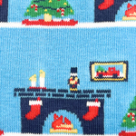Load image into Gallery viewer, Men&#39;s Holiday Midcalf Socks - Christmas Vintage Truck &amp; Room
