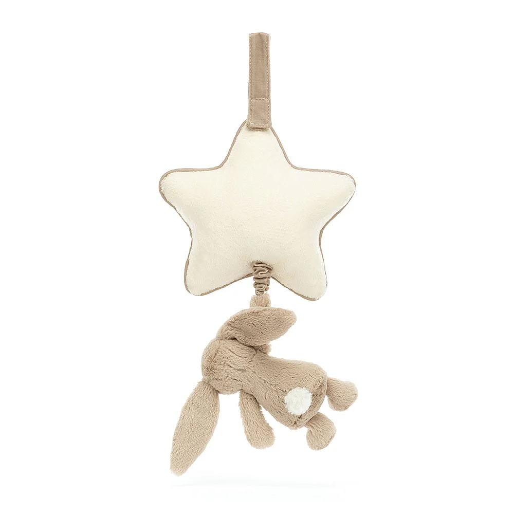 Jellycat Musical Pull - Bashful Bunny Beige