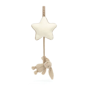 Jellycat Musical Pull - Bashful Bunny Beige