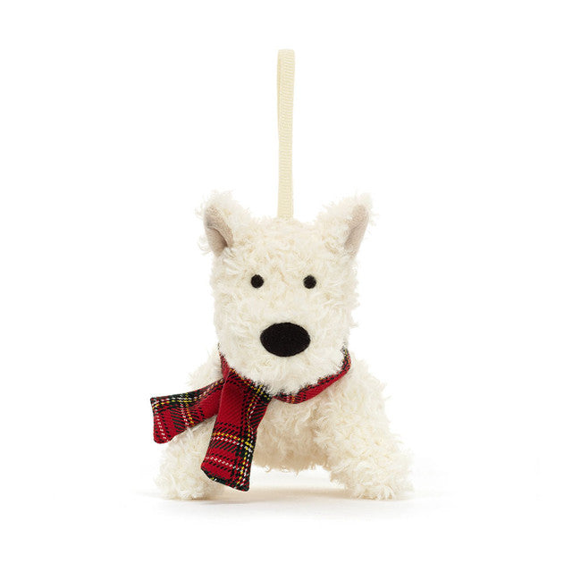 Jellycat Holiday Ornament - Munro Scottie Dog