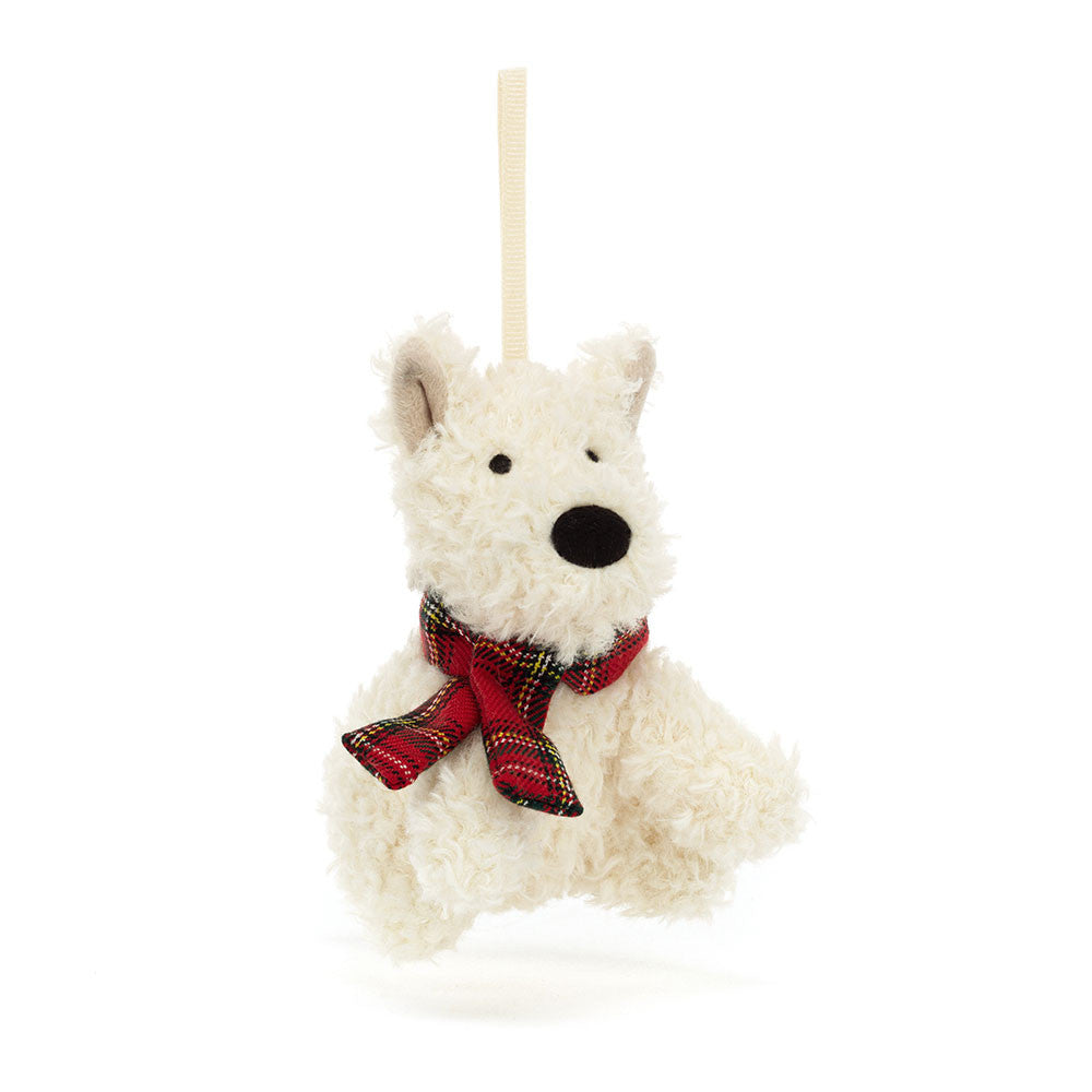 Jellycat Holiday Ornament - Munro Scottie Dog