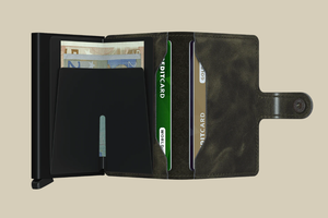 Miniwallet - Vintage Olive Black