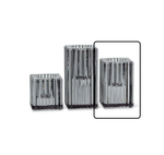 Load image into Gallery viewer, Taper Candle Holder - Ribbed Square Grey
