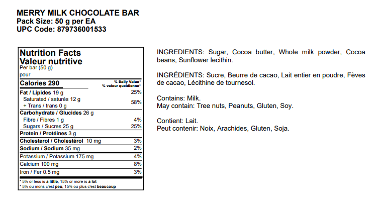 Jacek Chocolate - Square Merry Milk