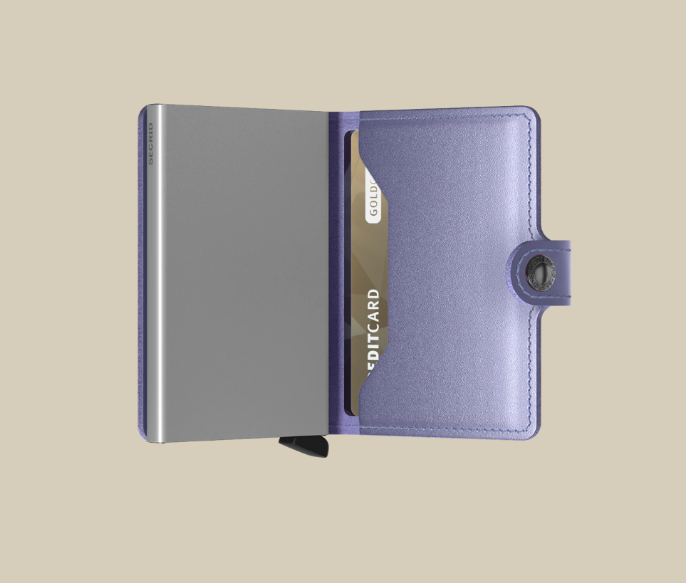 Miniwallet - Metallic Lila