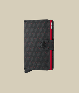 Miniwallet - Optical Black Red