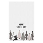 Load image into Gallery viewer, Tea Towel - Holiday Merry Christmas (trees)
