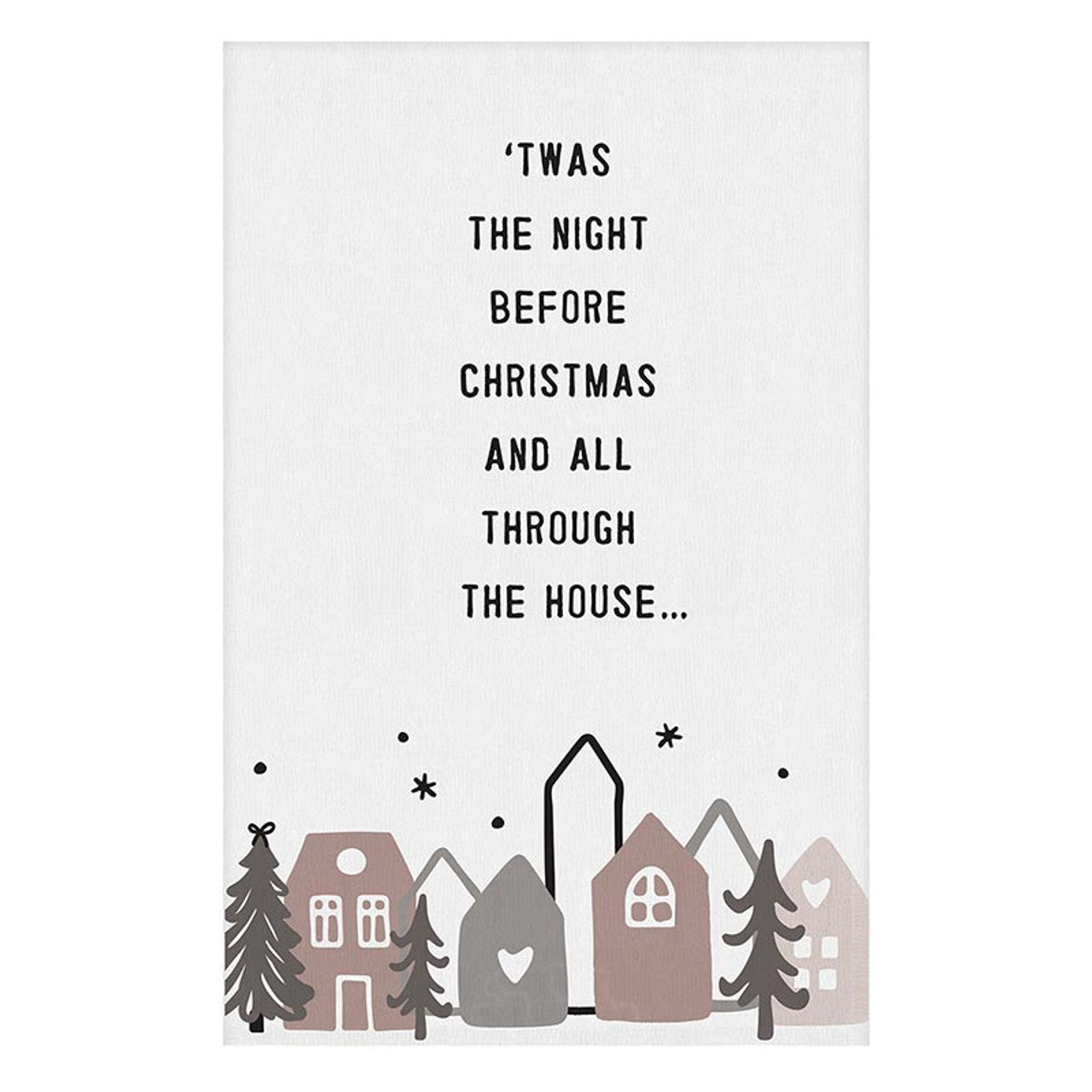 Tea Towel - Holiday 'Twas the Night Before Christmas