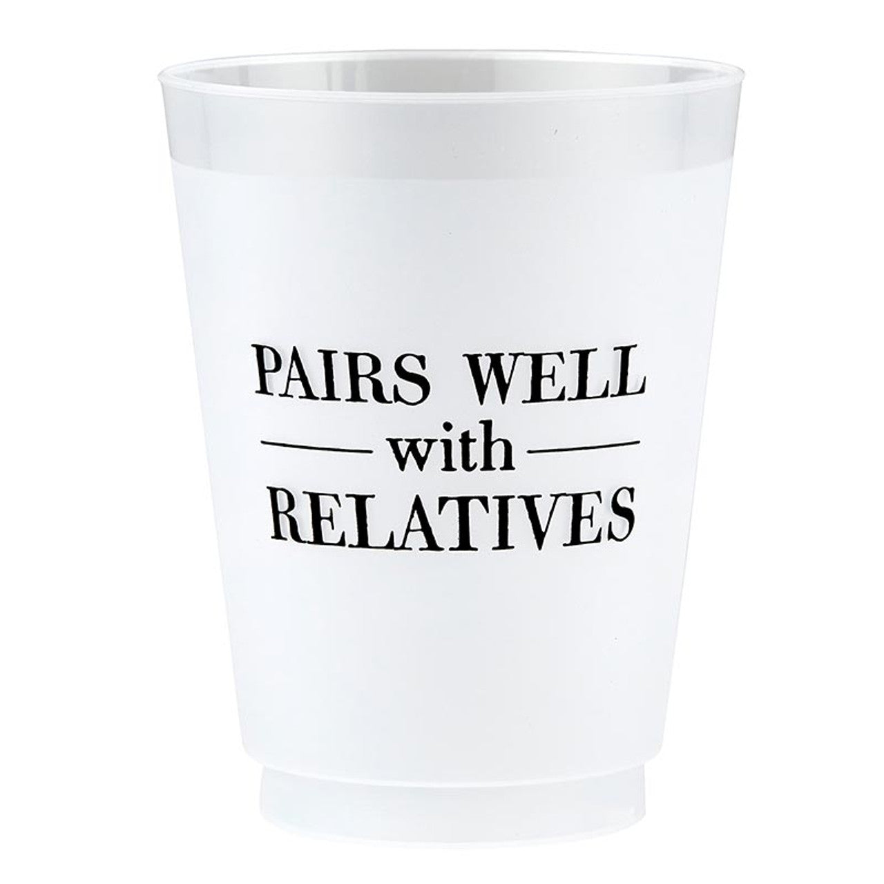 Frosted Cup Set - Pairs Well Relatives s/8