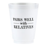 Load image into Gallery viewer, Frosted Cup Set - Pairs Well Relatives s/8
