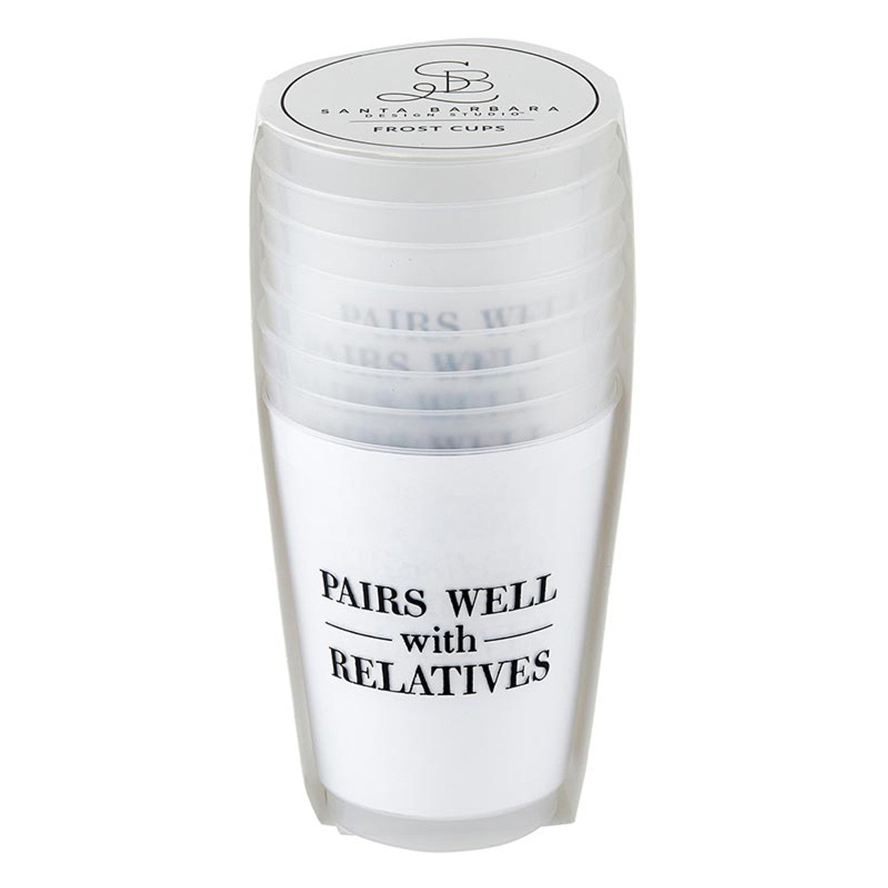 Frosted Cup Set - Pairs Well Relatives s/8