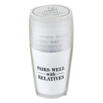 Load image into Gallery viewer, Frosted Cup Set - Pairs Well Relatives s/8
