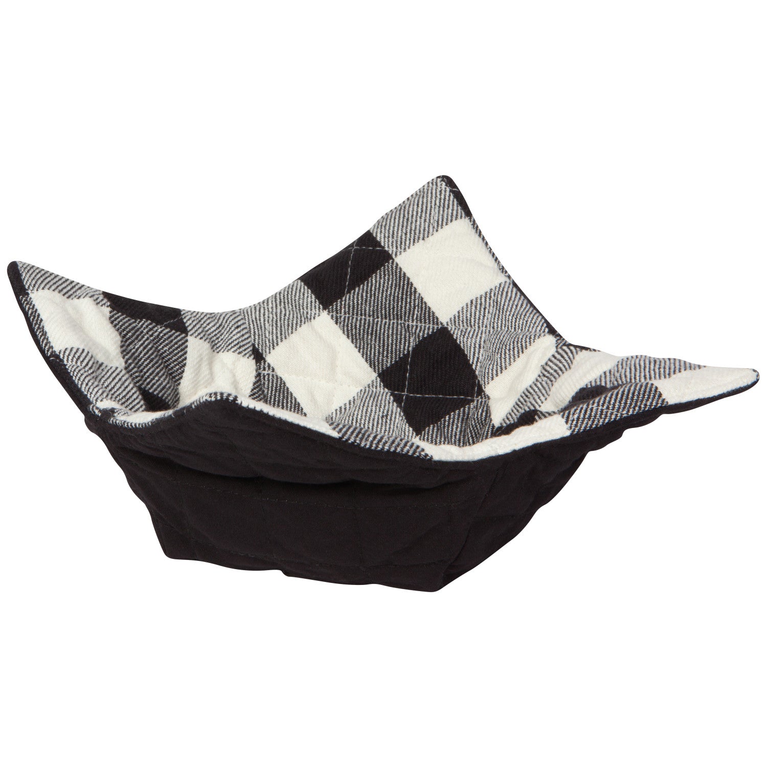 Bowl Cozy - Black Plaid