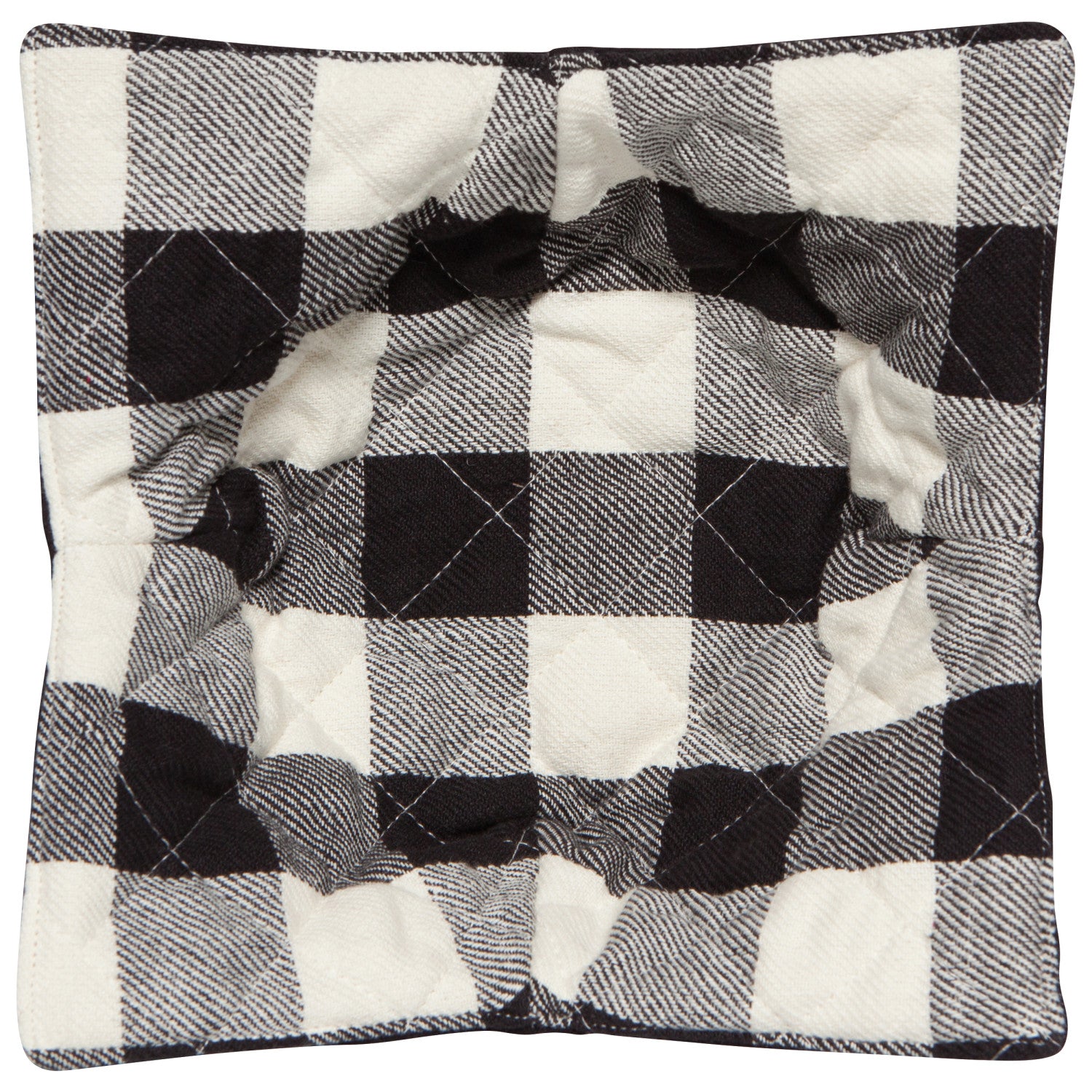 Bowl Cozy - Black Plaid