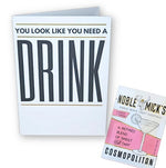 Load image into Gallery viewer, Noble Mick&#39;s Card - You Need a Drink Cosmopolitan
