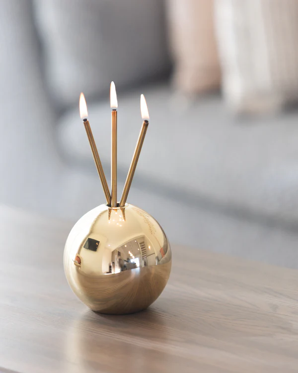 Everlasting Candle Vase - Neva Gold