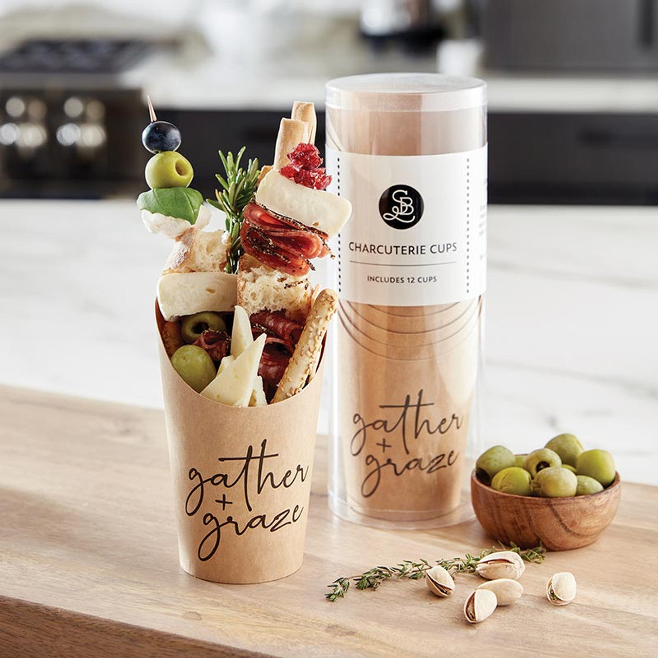 Charcuterie Cups - Kraft | Gather & Graze s/12