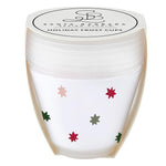 Load image into Gallery viewer, Frosted Cup Set - Holiday Stars 9oz

