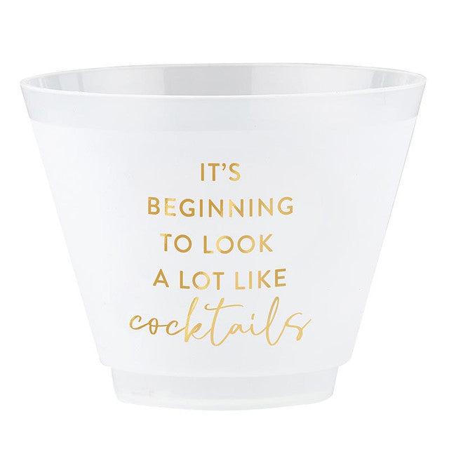 Frosted Cup Set - Look a Lot Like Cocktails 9oz