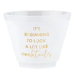 Load image into Gallery viewer, Frosted Cup Set - Look a Lot Like Cocktails 9oz
