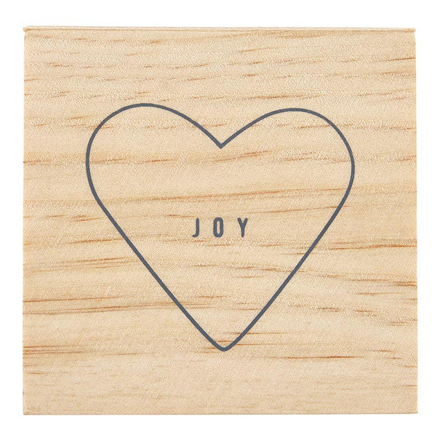 Ornament - Ceramic Heart Joy