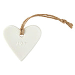 Load image into Gallery viewer, Ornament - Ceramic Heart Joy
