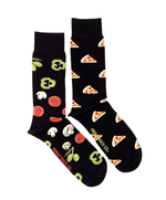 Load image into Gallery viewer, Men&#39;s Midcalf Socks - Pizza
