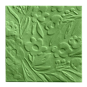 Cocktail Napkin - Pressed Flowers